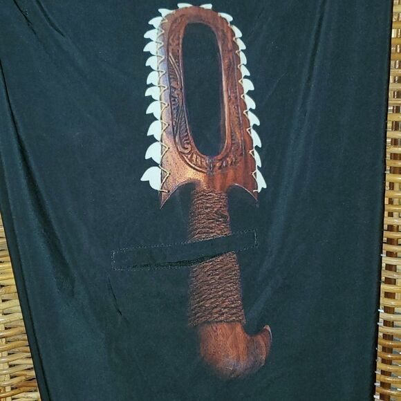 Wailoa Hawaii Islands Tribal Ulua Fish and Dagger Board Shorts 40 - Picture 4 of 8